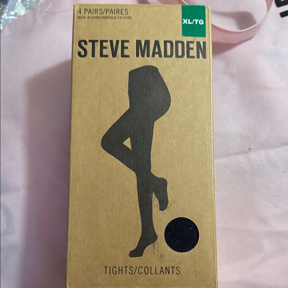 Steve Madden Black Women’s Tights XL